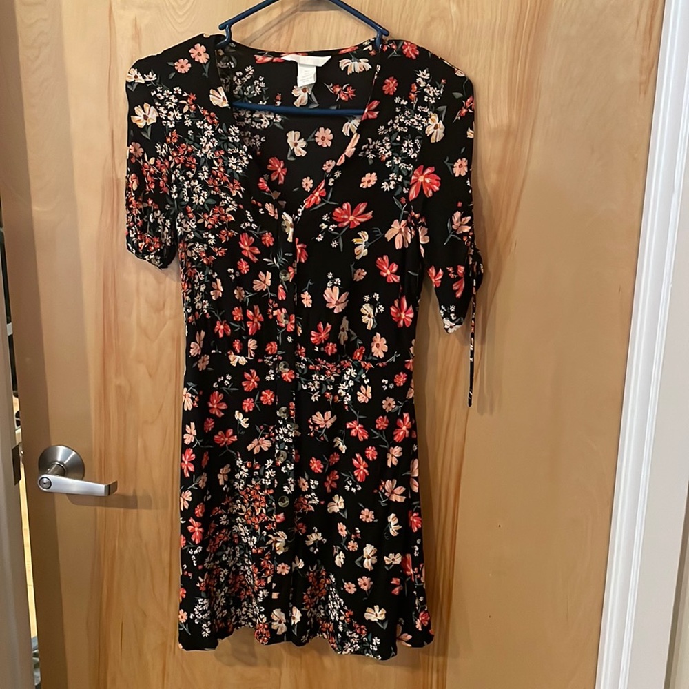 Black Floral Sundress